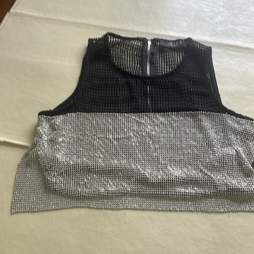 #Netted Rhinestone Top - image 6